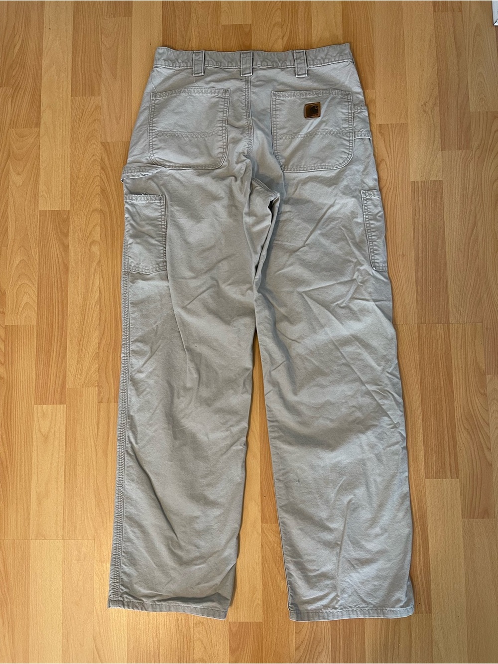 Carhartt Men’s Light Gray Cargo Work Pants